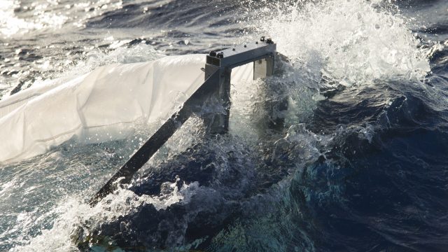 Multi-Level Trawl deployed during Vertical Distribution research expedition.