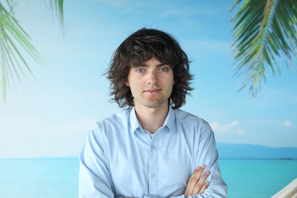 Boyan Slat at The Ocean Cleanup office, 2016.