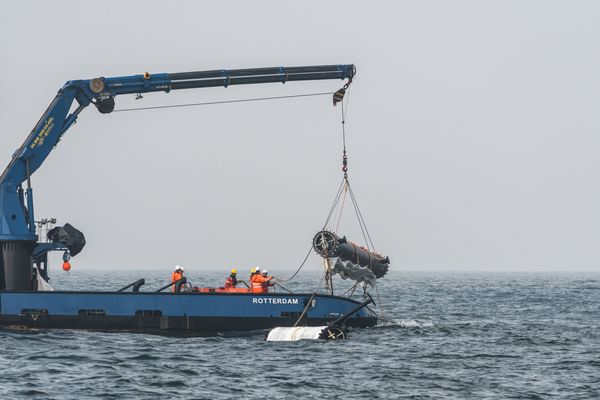 Overboarding the North Sea prototype, September 2017.