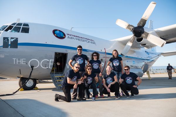The Ocean Cleanup Aerial Expedition crew